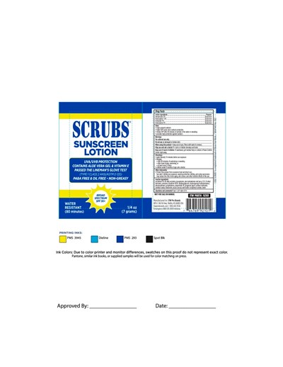 SCRUBS SPF 30 Sunscreen 7g Pouch.jpg Scrubs 7gr - SCRUBS SPF 30 Sunscreen 7g Pouch